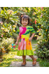 Hand Painted Rayon Kids Dress